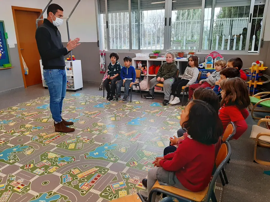 Actividad educativa con niños